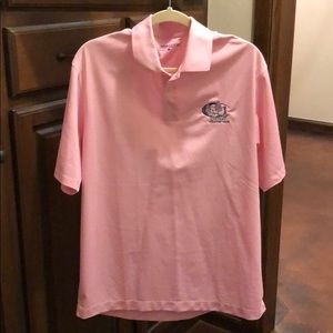 Men’s Nike Golf dry-fit polo size L in pink